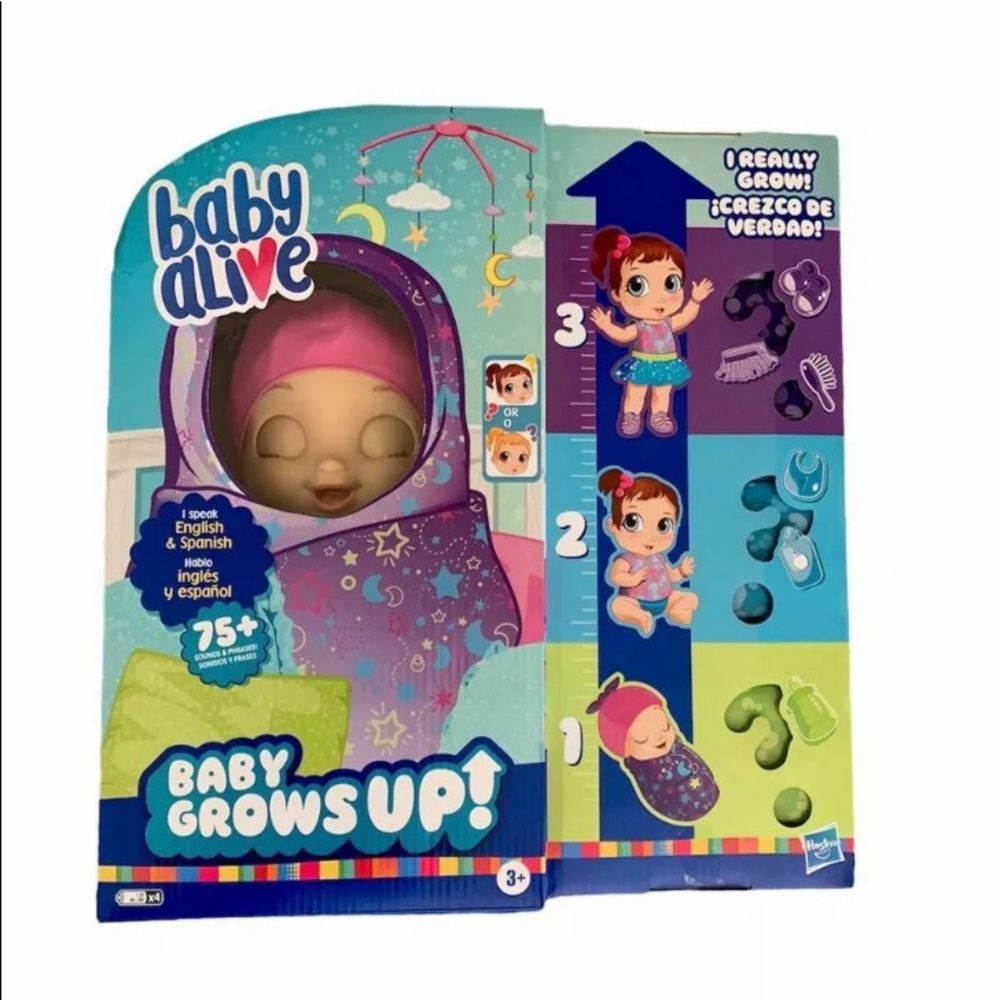 Baby Alive Baby Grows Up Pink Doll